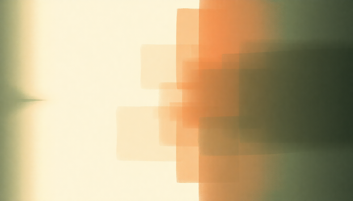 Fan-driven abstract illustration evoking the emotional arc of Halfway Home by TV on the Radio
