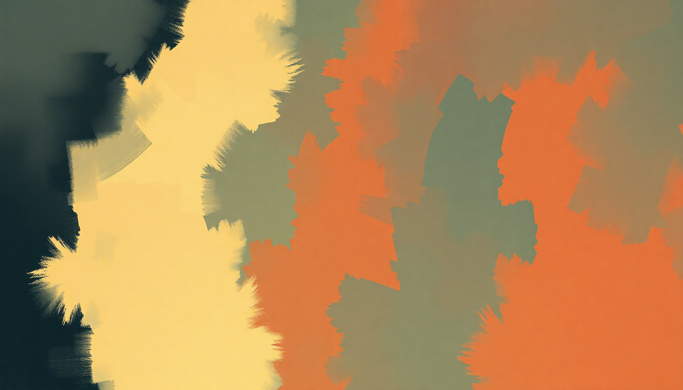 Fan-driven abstract illustration evoking the emotional arc of Hallucinate by Dua Lipa