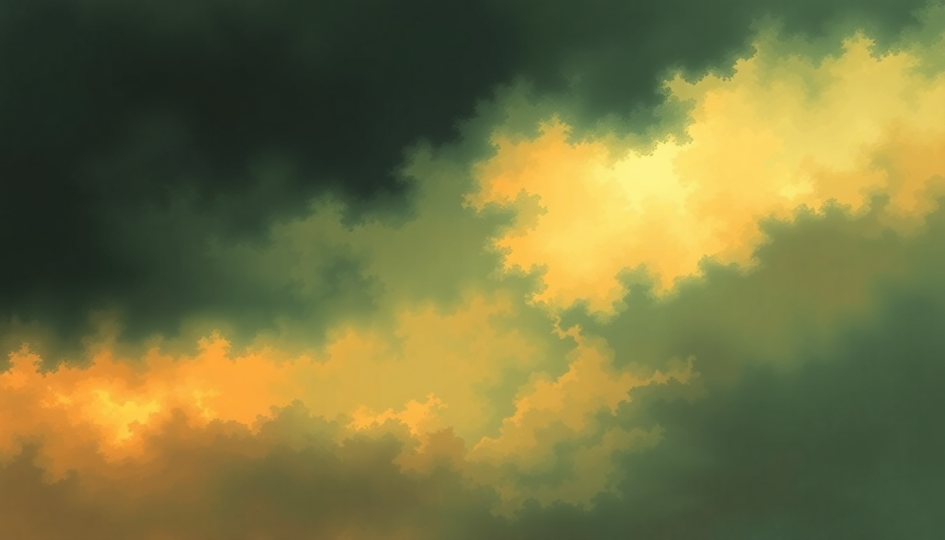 Fan-driven abstract illustration evoking the emotional arc of Halo by Foo Fighters