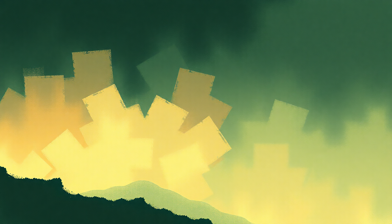 Fan-driven abstract illustration evoking the emotional arc of Hammerhead by The Offspring