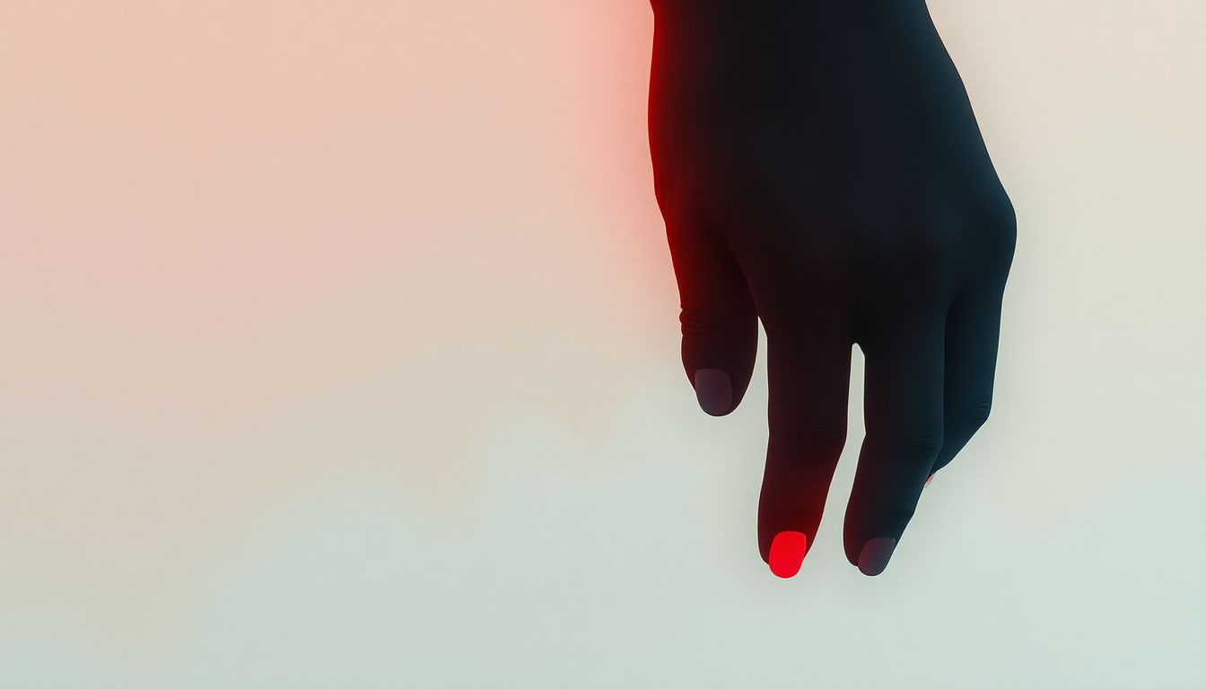Fan-driven abstract illustration evoking the emotional arc of Hand in Glove by The Smiths