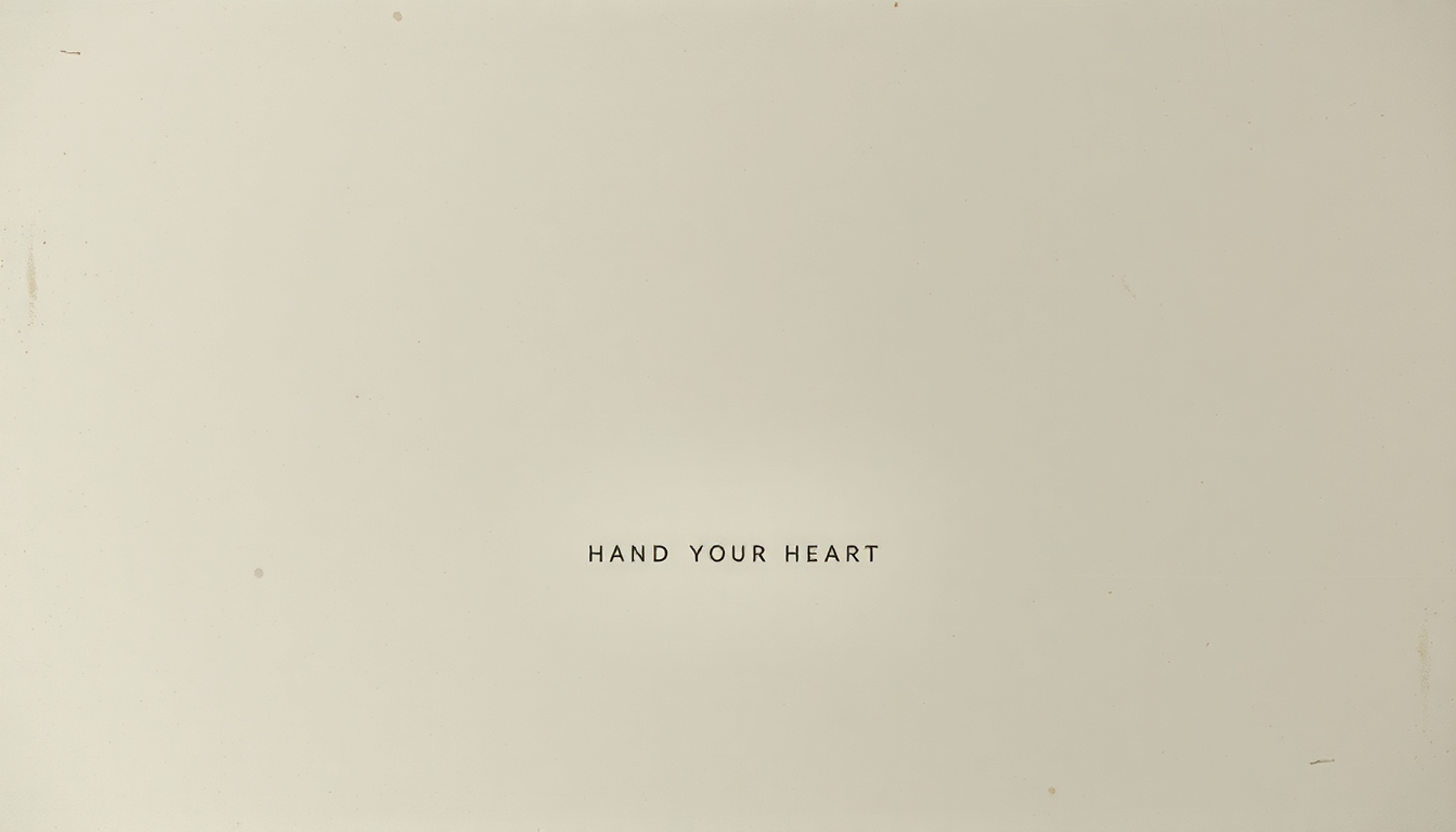 Fan-driven abstract illustration evoking the emotional arc of Hand On Your Heart by José González