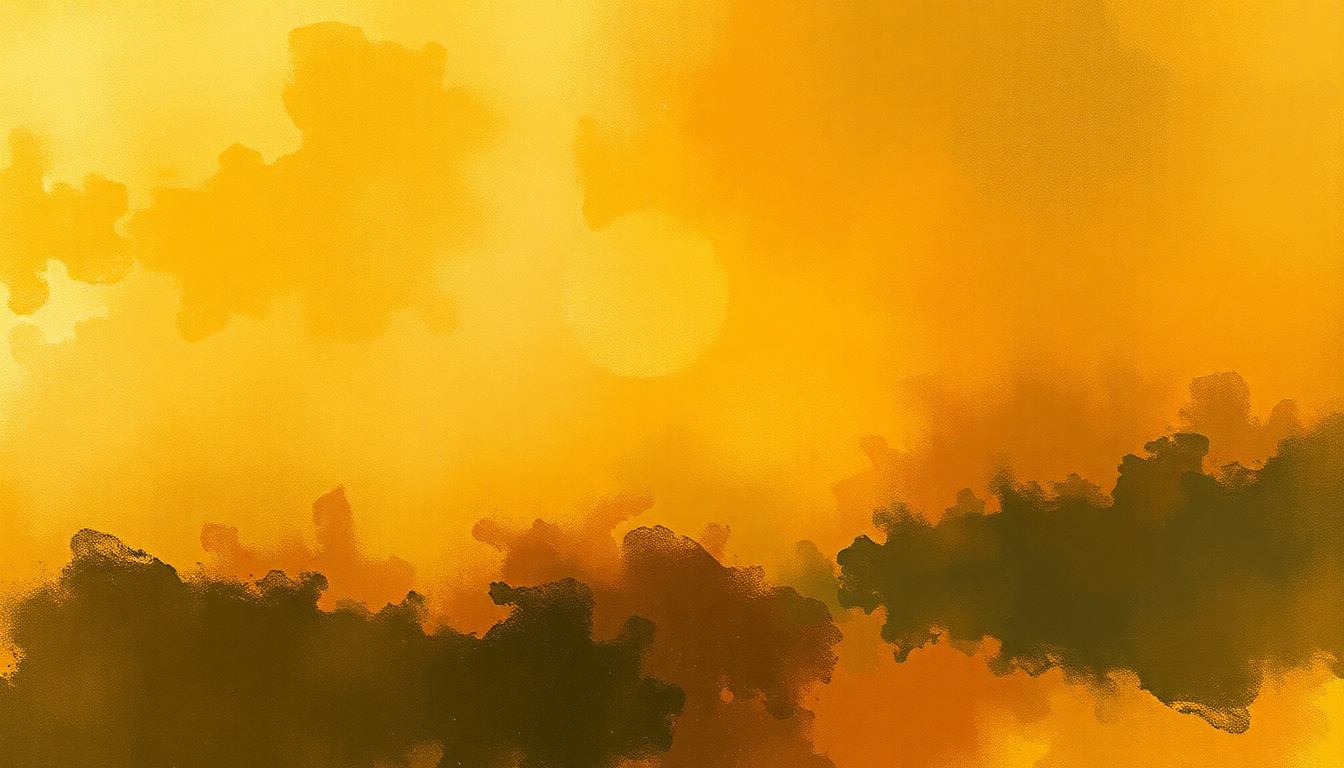 Fan-driven abstract illustration evoking the emotional arc of Happiness Is a Warm Gun by The Beatles