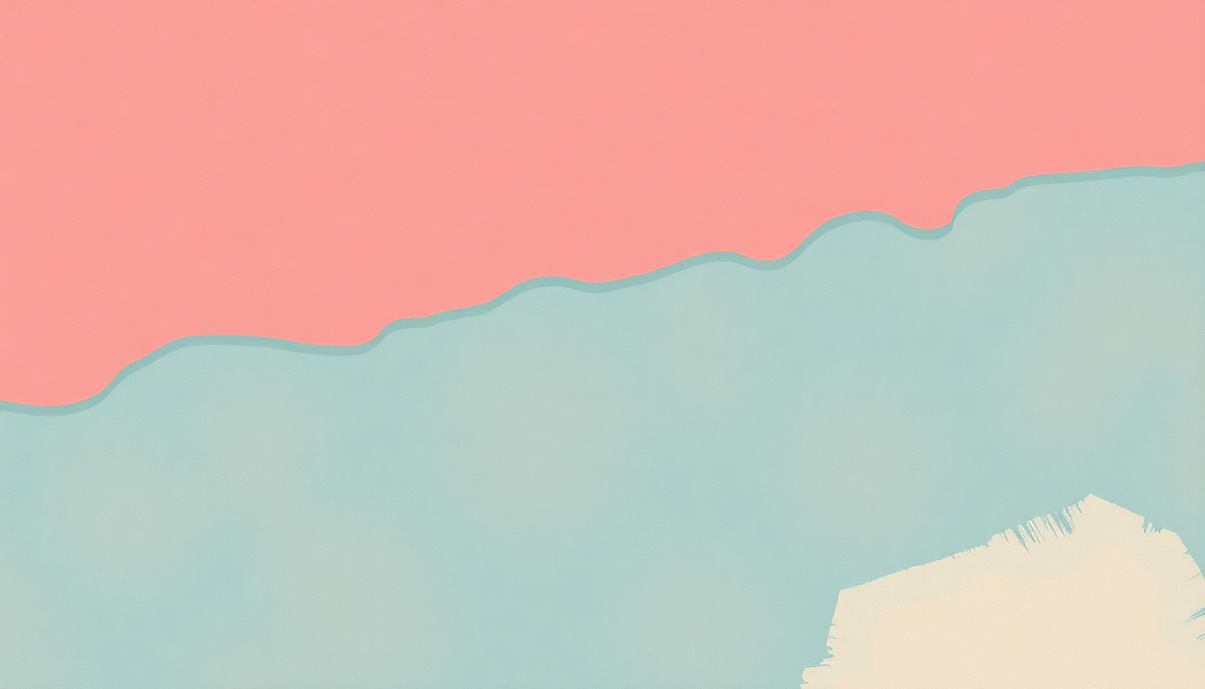 Fan-driven abstract illustration evoking the emotional arc of Happy by The Rolling Stones