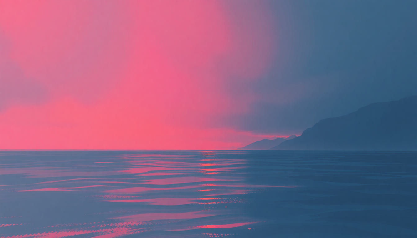 Fan-driven abstract illustration evoking the emotional arc of Harborcoat by R.E.M.