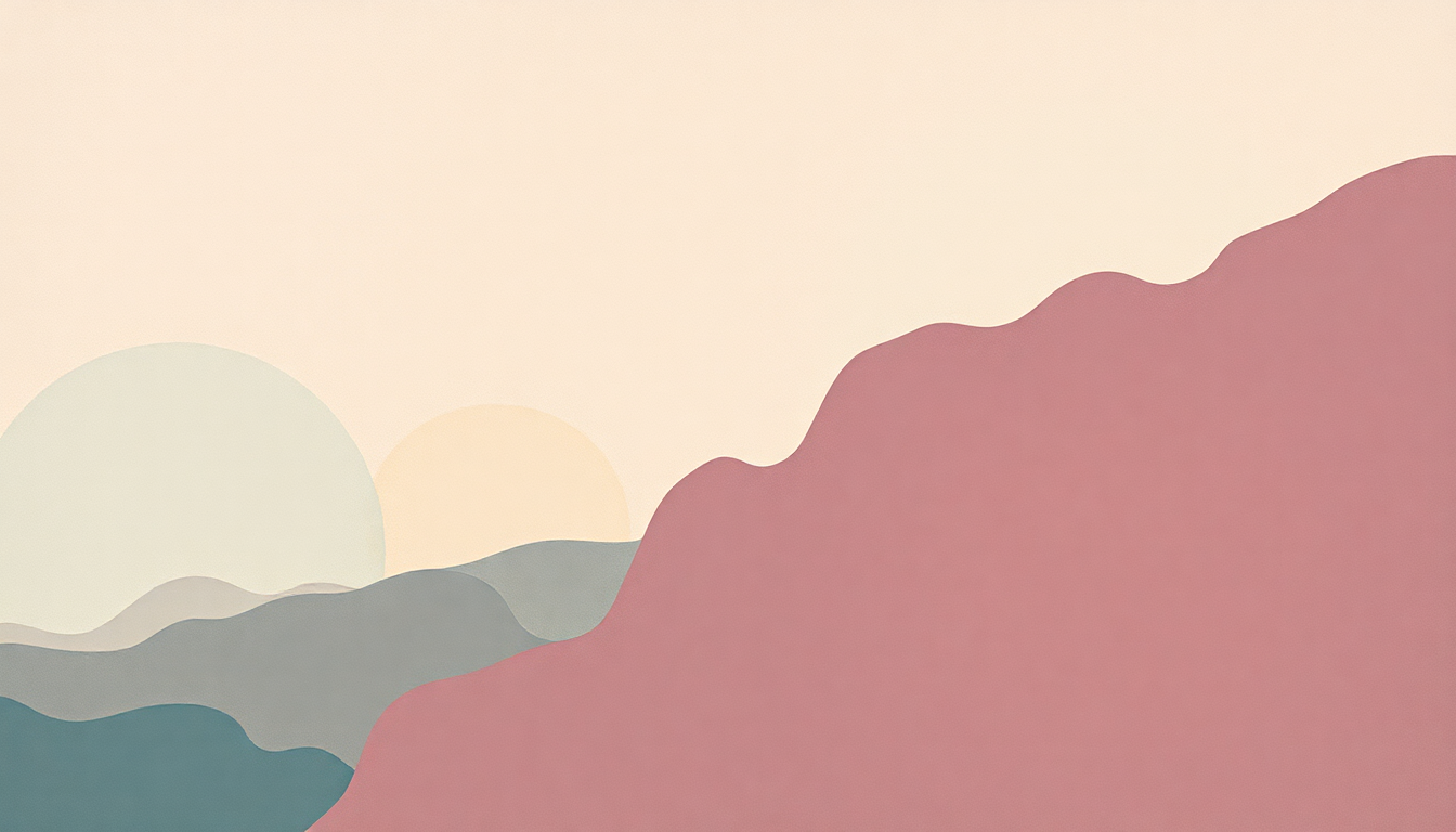 Fan-driven abstract illustration evoking the emotional arc of Hardline by Julien Baker