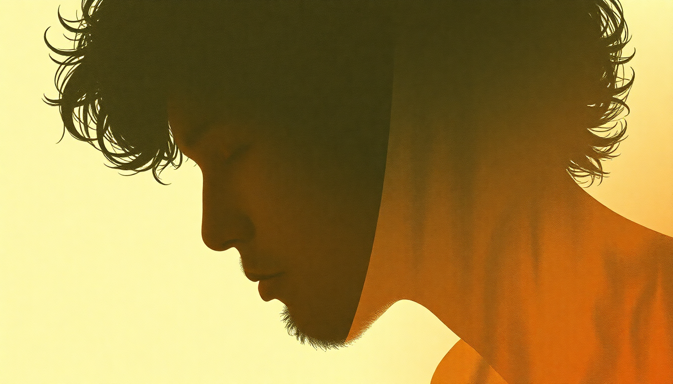 Fan-driven abstract illustration evoking the emotional arc of Harry Hippie by Bobby Womack