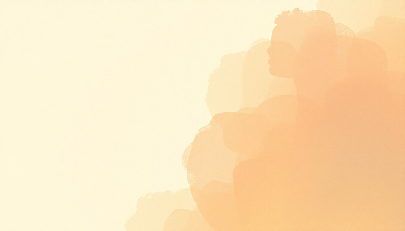 Fan-driven abstract illustration evoking the emotional arc of Have a Talk with God by Stevie Wonder