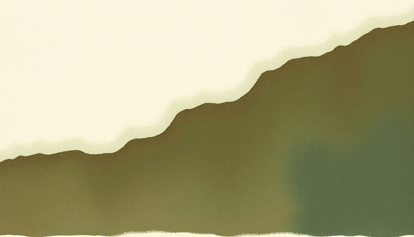 Fan-driven abstract illustration evoking the emotional arc of Have One on Me by Joanna Newsom