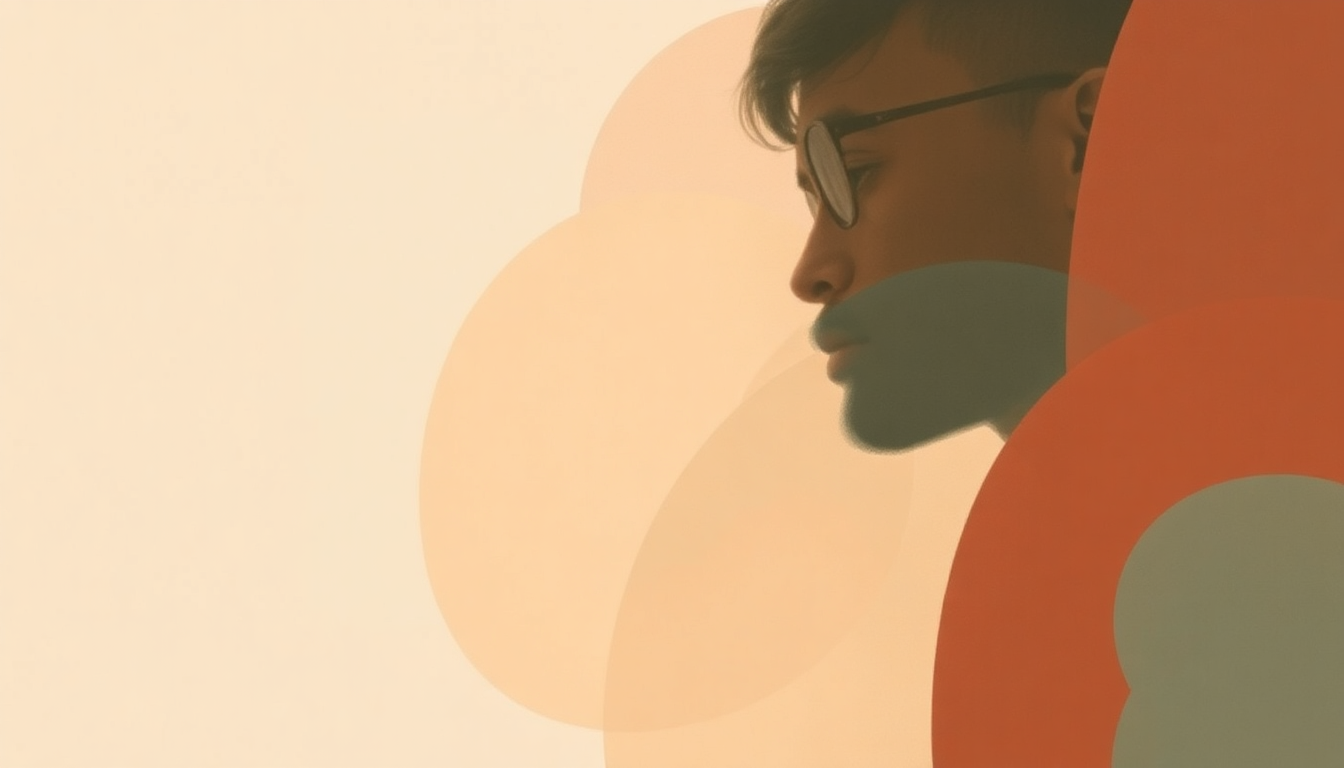 Fan-driven abstract illustration evoking the emotional arc of Have You Met Miss Jones by Joe Pass