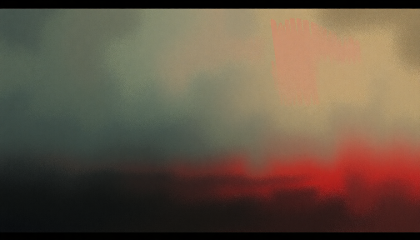 Fan-driven abstract illustration evoking the emotional arc of He Stopped Loving Her Today by George Jones