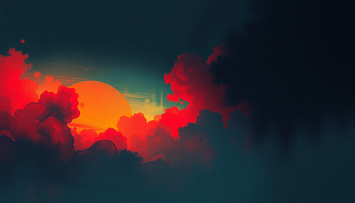 Fan-driven abstract illustration evoking the emotional arc of Head Like a Hole by Nine Inch Nails