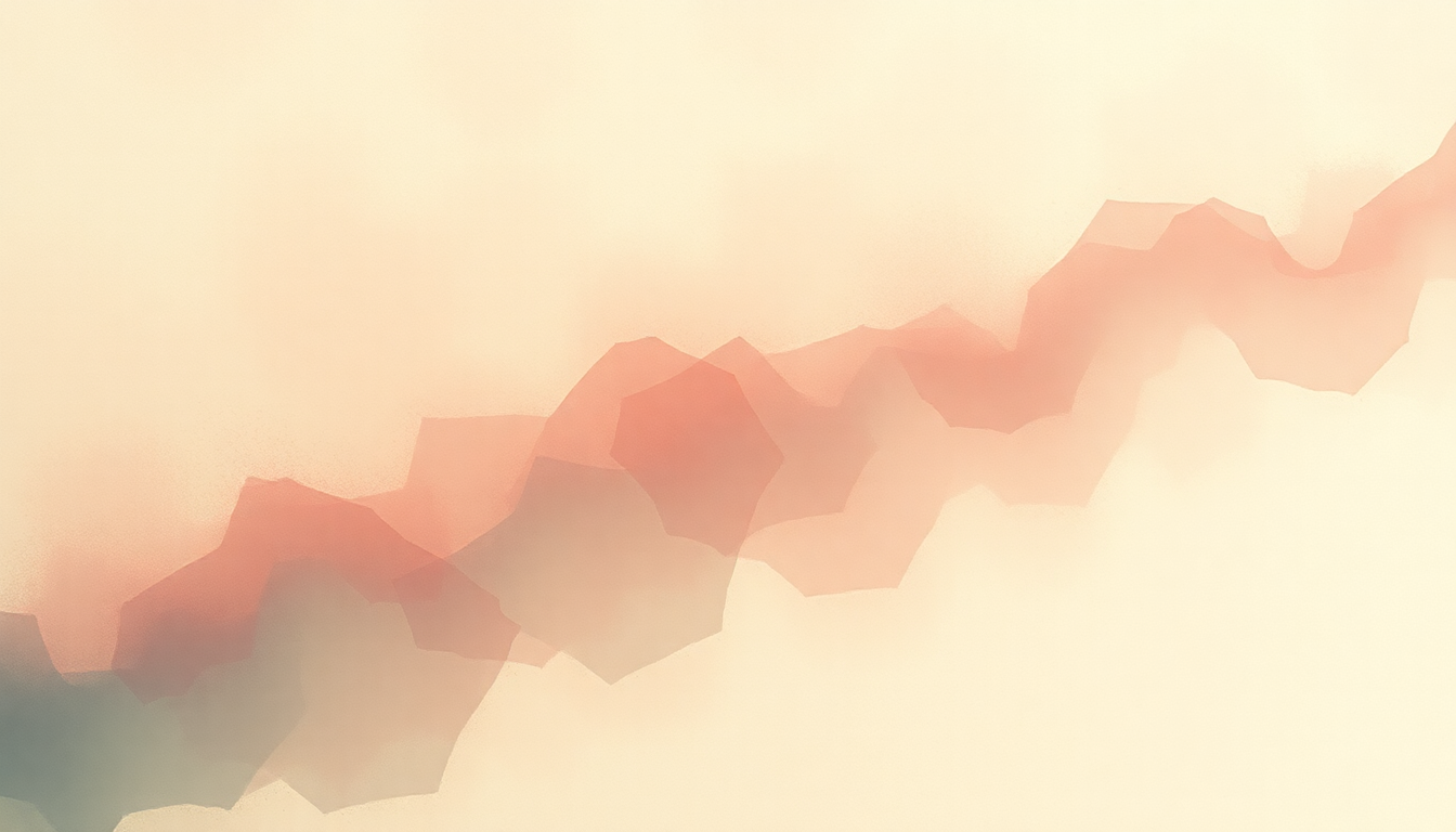 Fan-driven abstract illustration evoking the emotional arc of Headphones by Björk