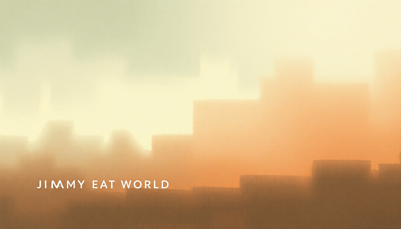 Fan-driven abstract illustration evoking the emotional arc of Hear You Me by Jimmy Eat World