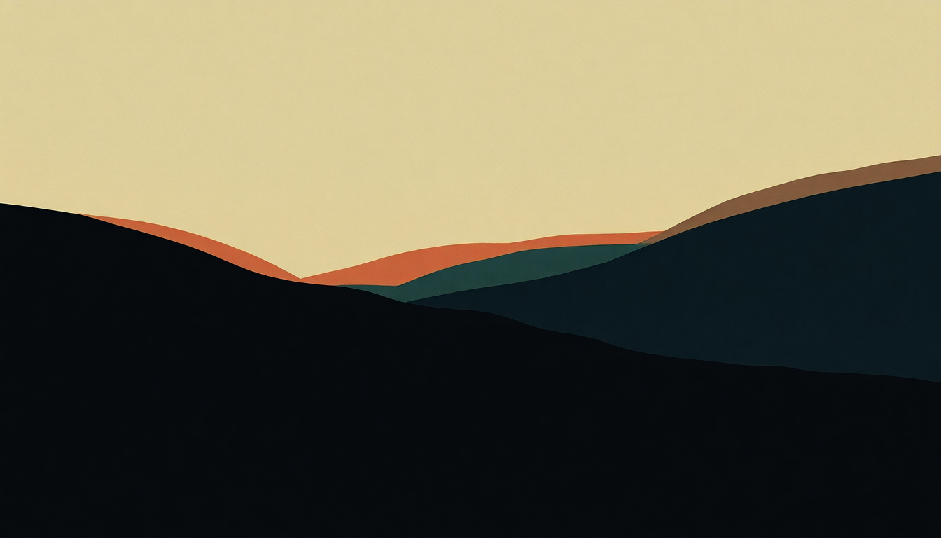 Fan-driven abstract illustration evoking the emotional arc of Heart and Soul by Joy Division
