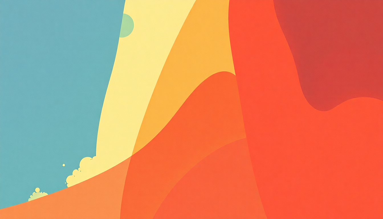 Fan-driven abstract illustration evoking the emotional arc of Heart of Glass by Blondie