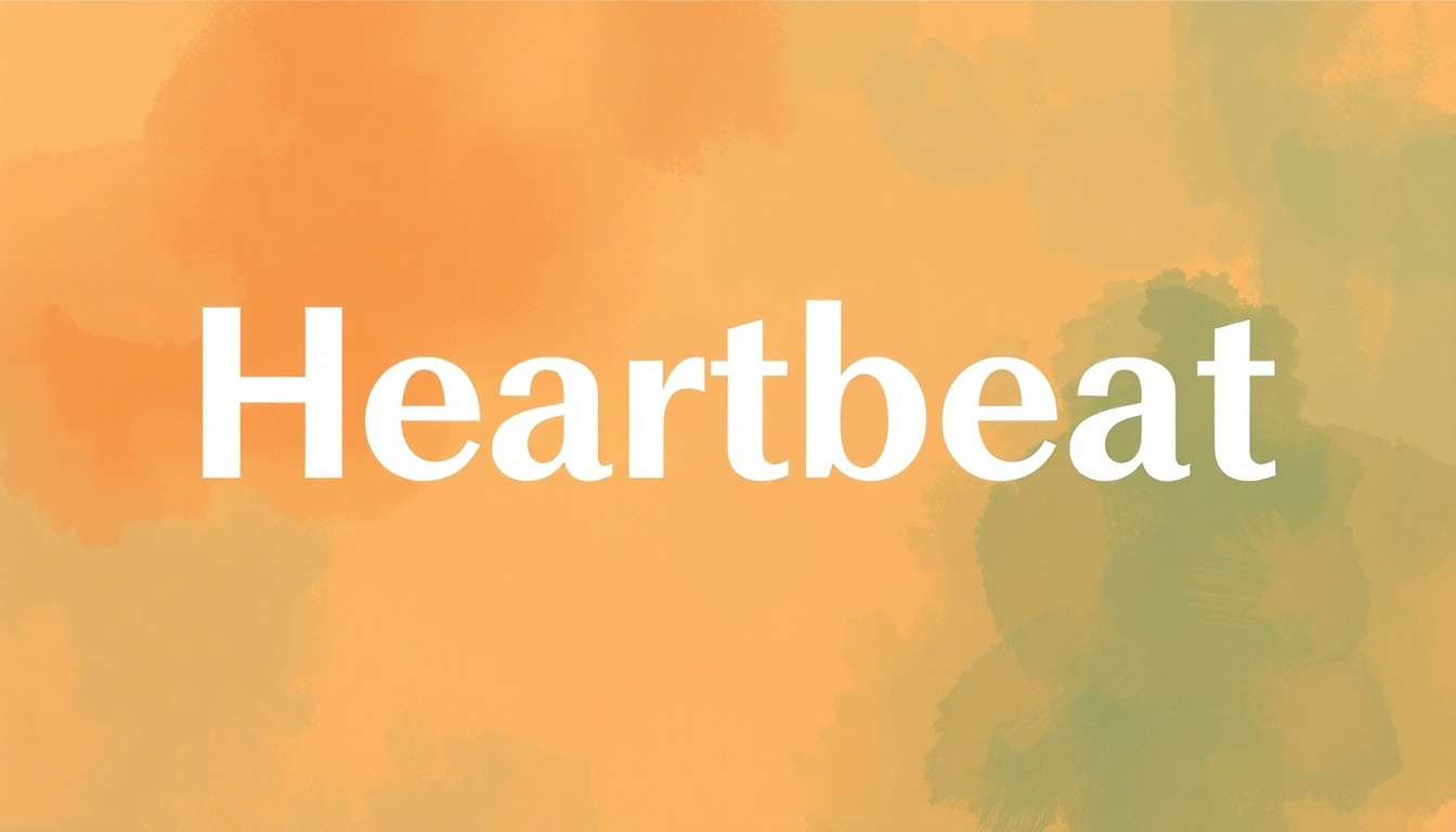 Fan-driven abstract illustration evoking the emotional arc of Heartbeat by Buddy Holly