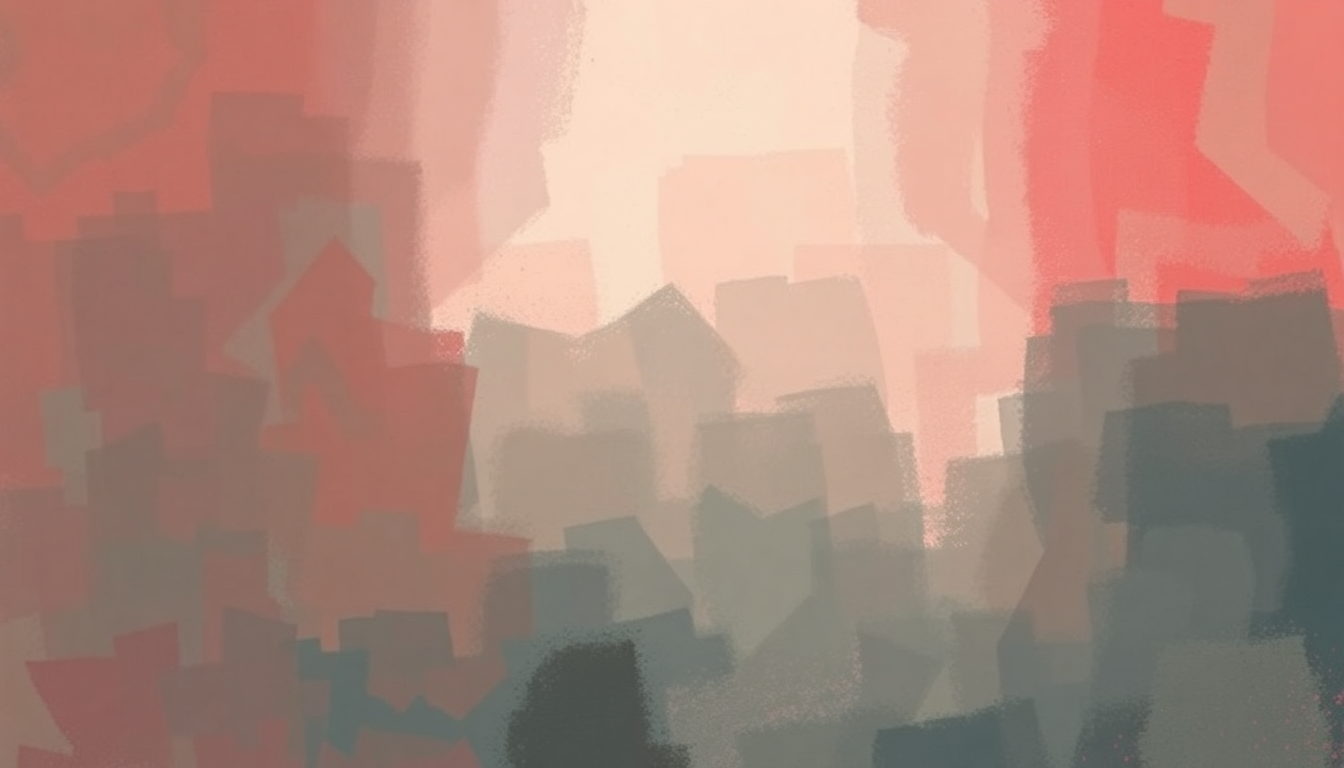 Fan-driven abstract illustration evoking the emotional arc of Heartbeat by Childish Gambino