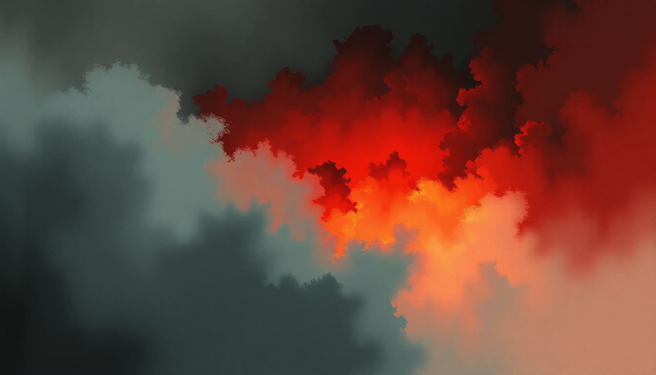 Fan-driven abstract illustration evoking the emotional arc of Heartless by The Weeknd