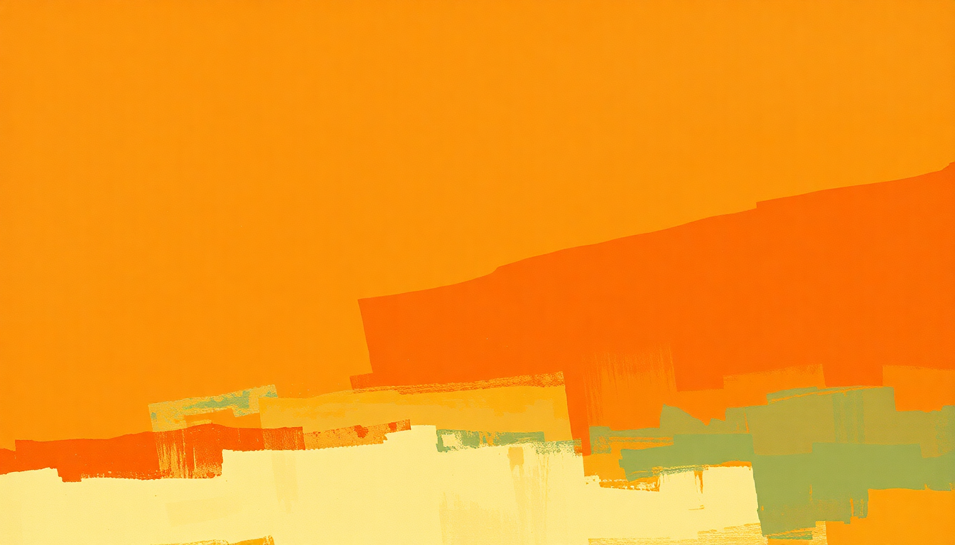 Fan-driven abstract illustration evoking the emotional arc of Heat Wave by Martha and the Vandellas