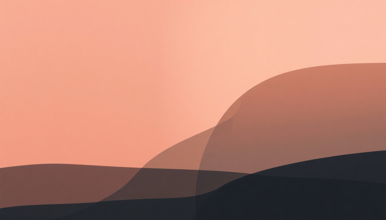 Fan-driven abstract illustration evoking the emotional arc of Heat Wave by Snail Mail