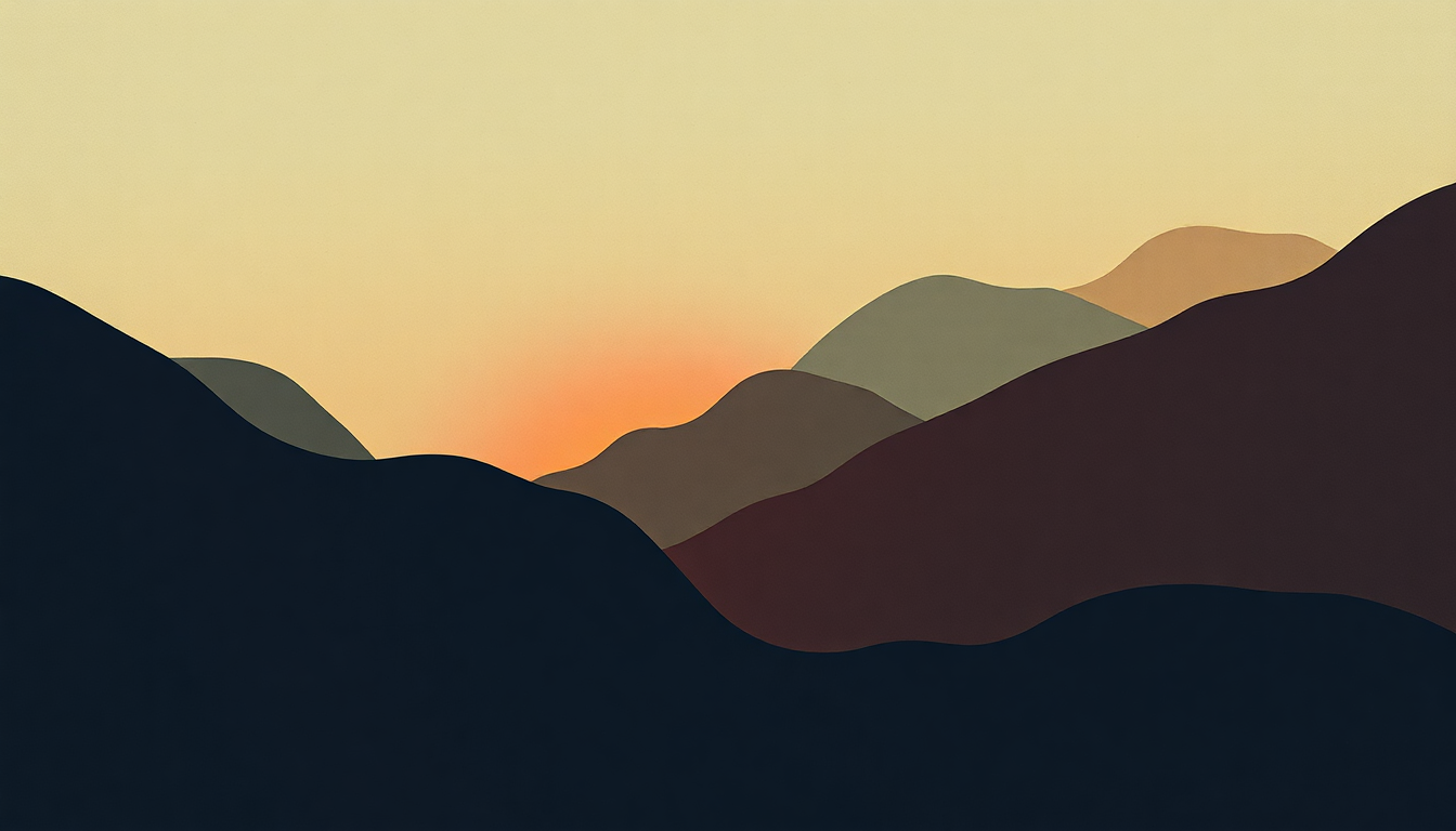 Fan-driven abstract illustration evoking the emotional arc of Heave(n) by Flying Lotus