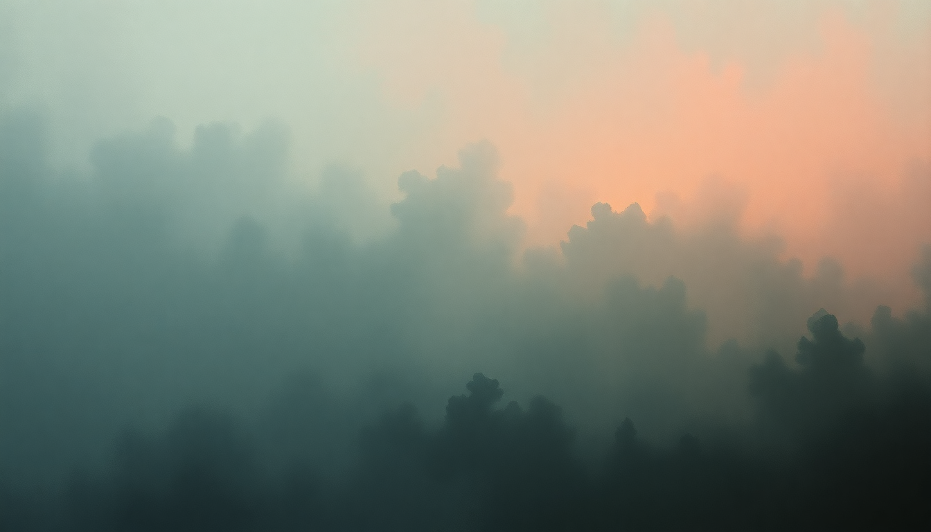 Fan-driven abstract illustration evoking the emotional arc of Heaven Beside You by Alice in Chains