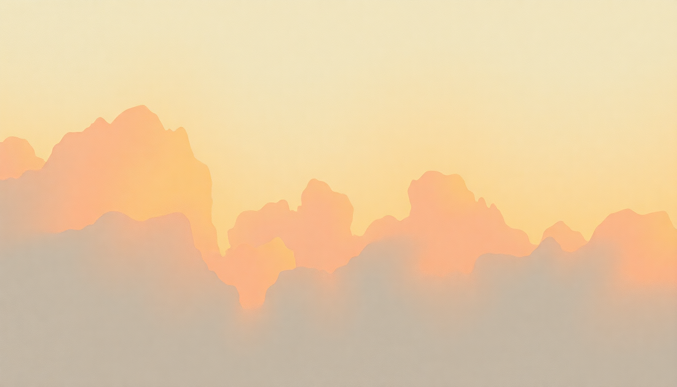 Fan-driven abstract illustration evoking the emotional arc of Heaven for Everyone by Queen