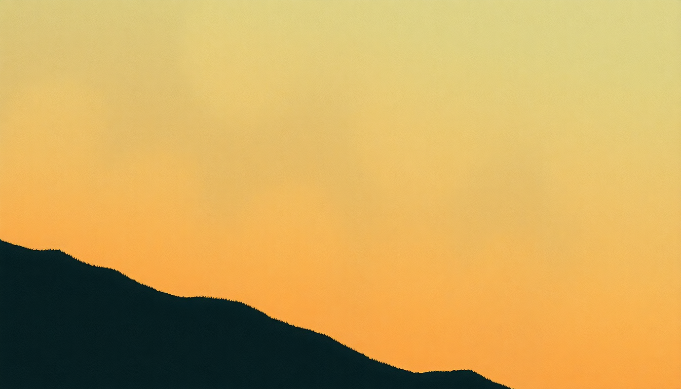Fan-driven abstract illustration evoking the emotional arc of Hejira by Joni Mitchell