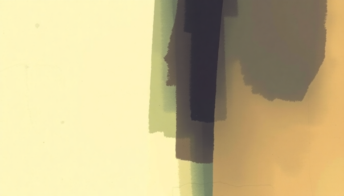 Fan-driven abstract illustration evoking the emotional arc of Hello Like Before by Bill Withers