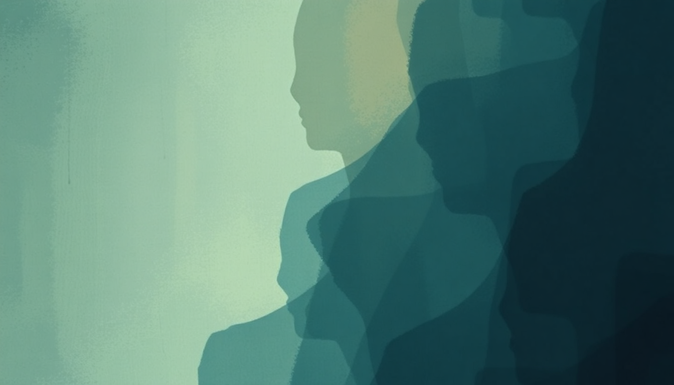 Fan-driven abstract illustration evoking the emotional arc of Helplessness Blues by Fleet Foxes