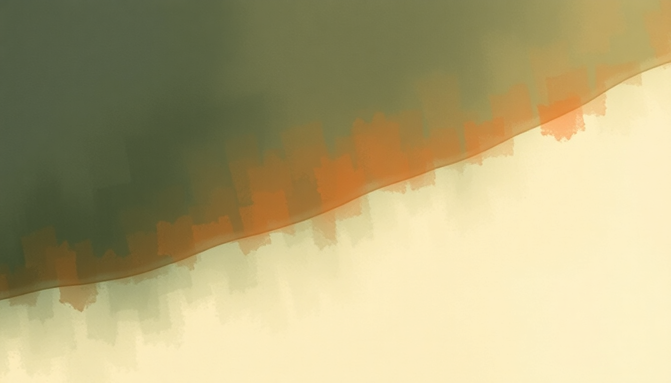 Fan-driven abstract illustration evoking the emotional arc of Heretics by Andrew Bird
