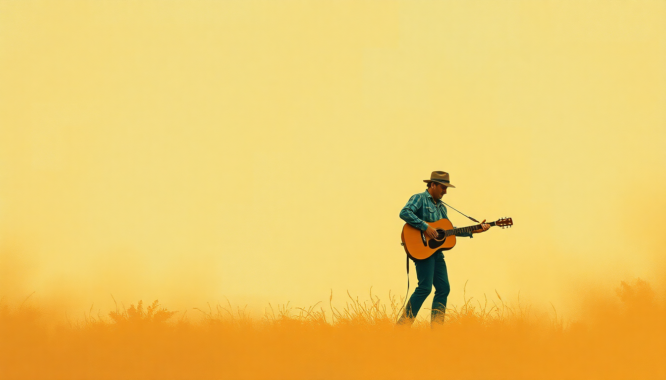 Fan-driven abstract illustration evoking the emotional arc of Hey, Good Lookin' by Hank Williams