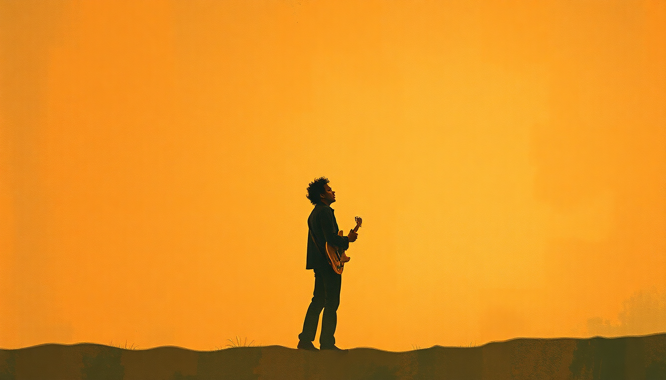 Fan-driven abstract illustration evoking the emotional arc of Hey Joe by Jimi Hendrix