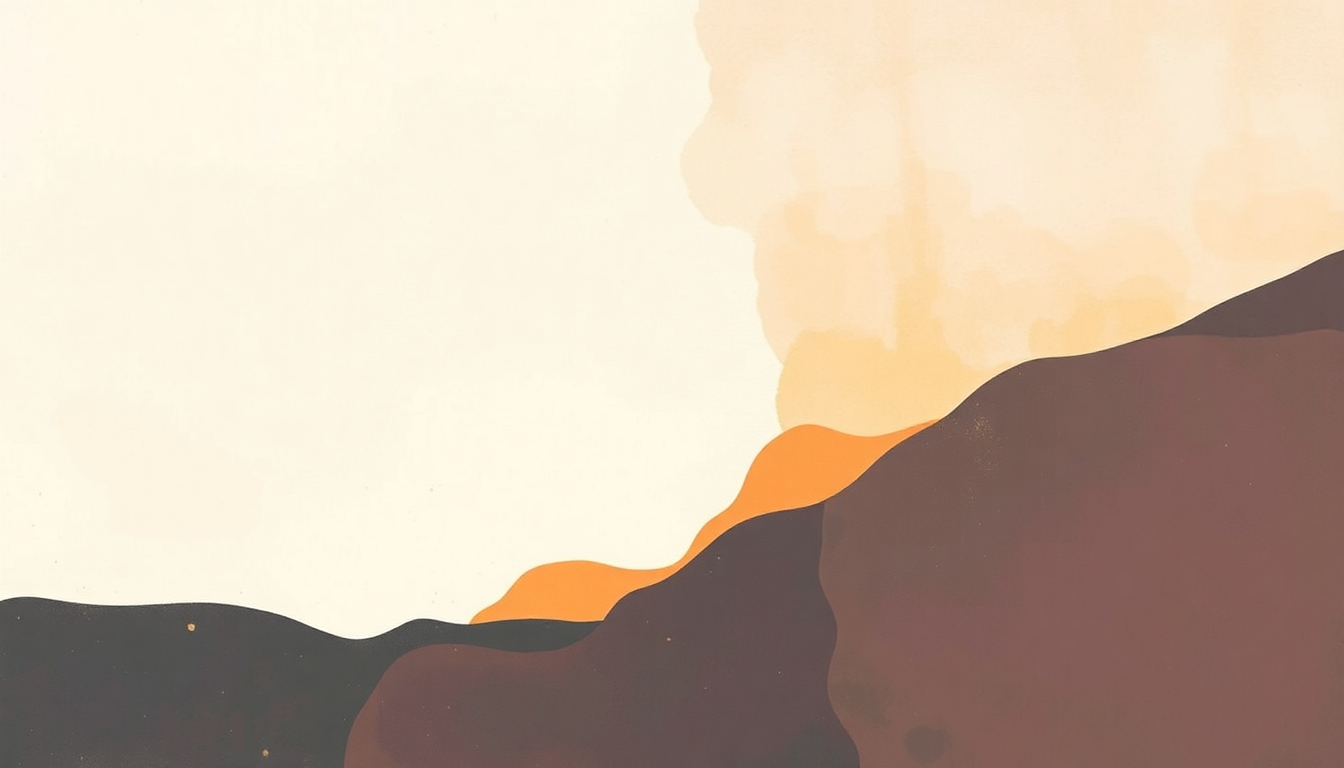 Fan-driven abstract illustration evoking the emotional arc of Hey! by MF DOOM