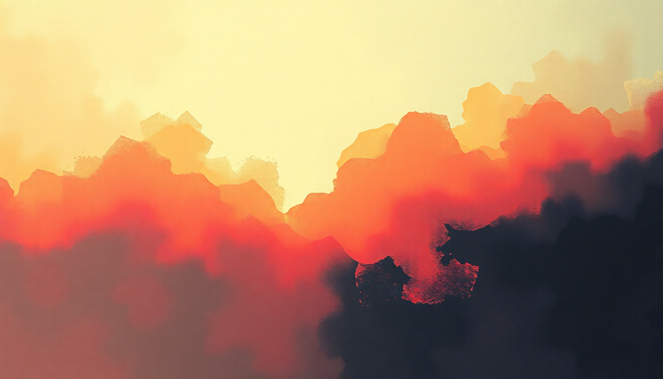 Fan-driven abstract illustration evoking the emotional arc of High Life by Daft Punk