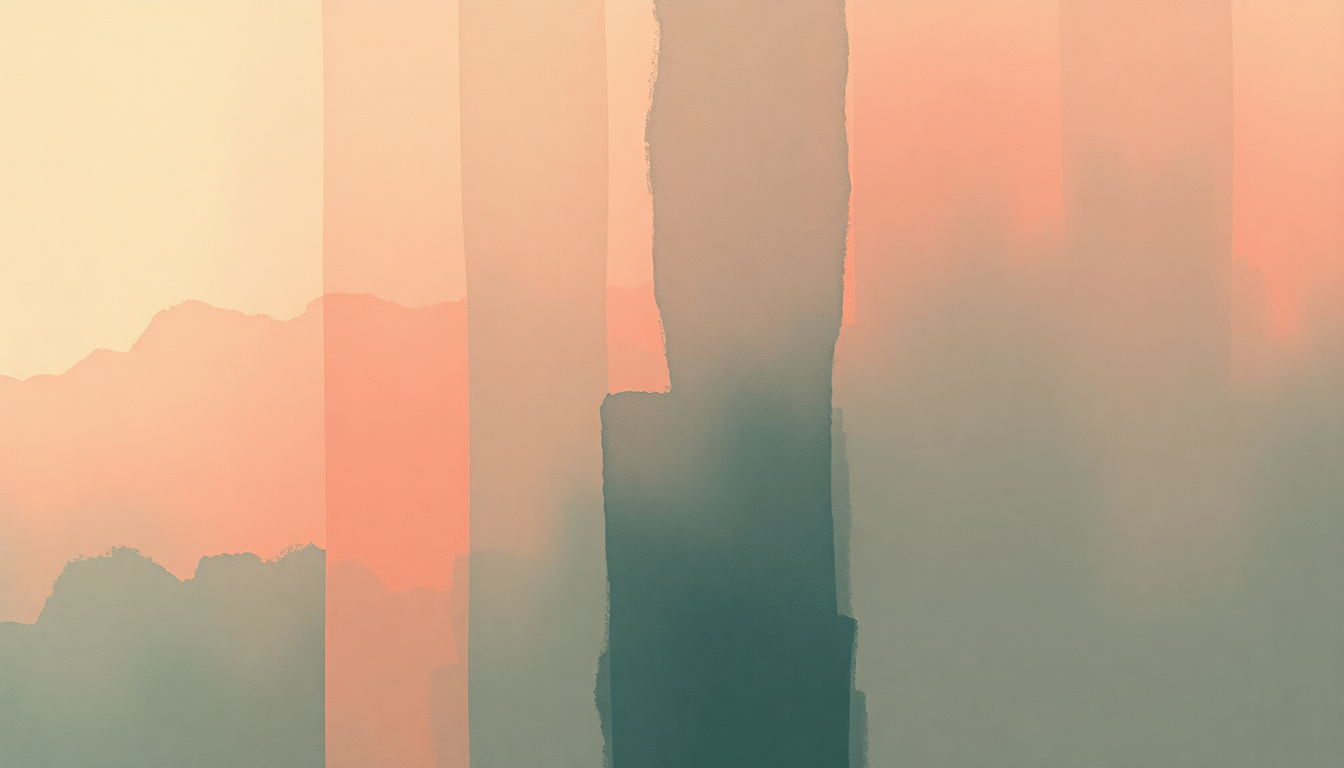 Fan-driven abstract illustration evoking the emotional arc of High by The Cure