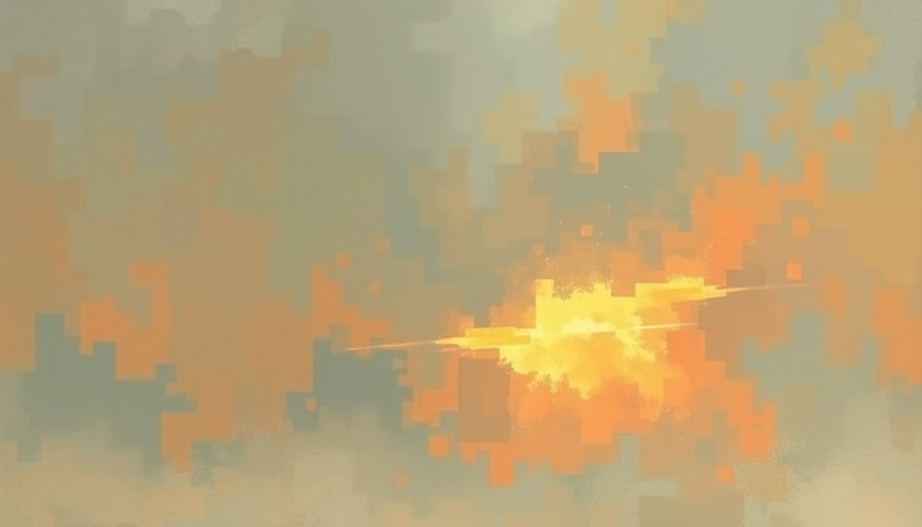 Fan-driven abstract illustration evoking the emotional arc of Higher Ground by Stevie Wonder