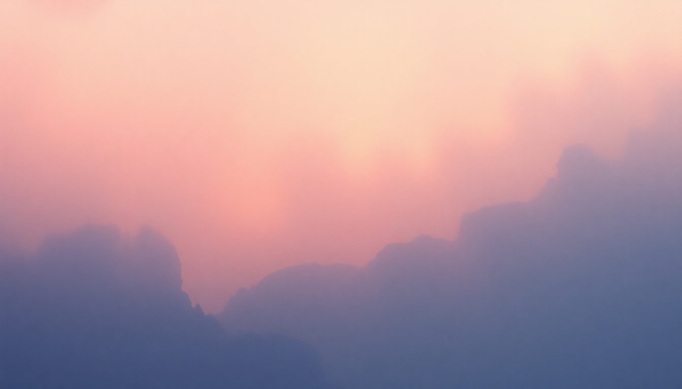 Fan-driven abstract illustration evoking the emotional arc of Hold Me Up (Thank You) by Khruangbin