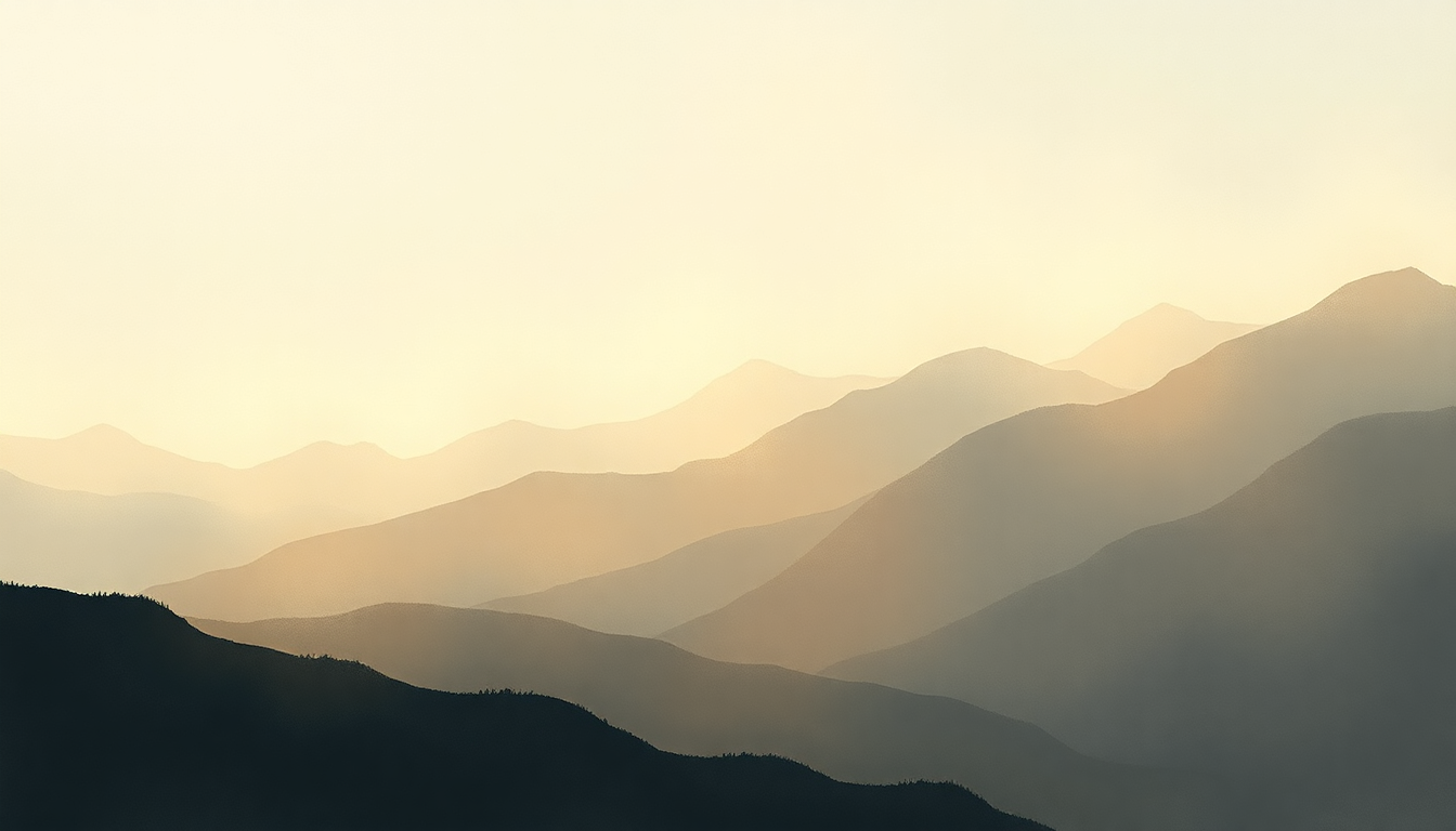Fan-driven abstract illustration evoking the emotional arc of Hold On by Michael Buble