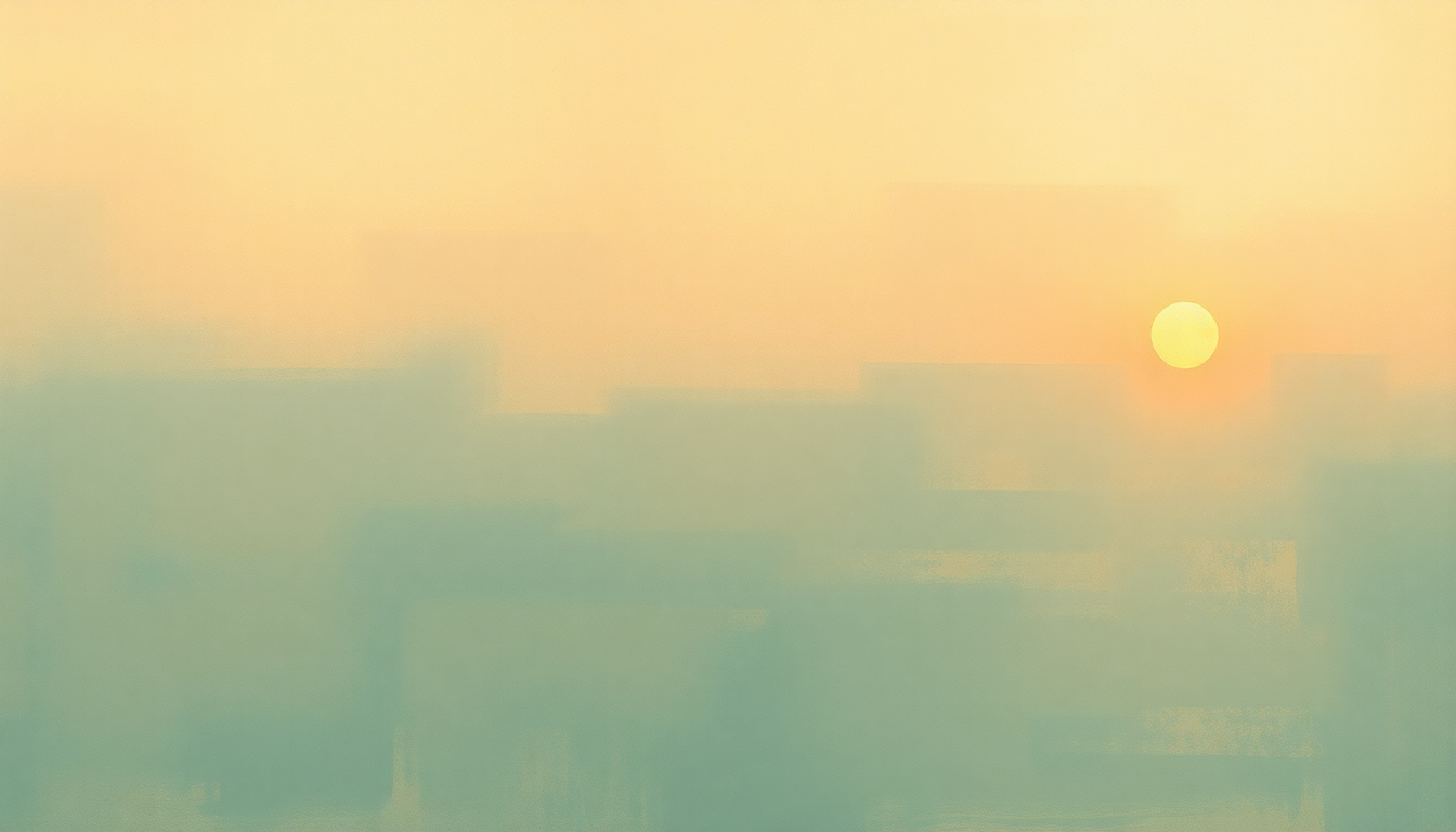 Fan-driven abstract illustration evoking the emotional arc of Holiday by Bee Gees