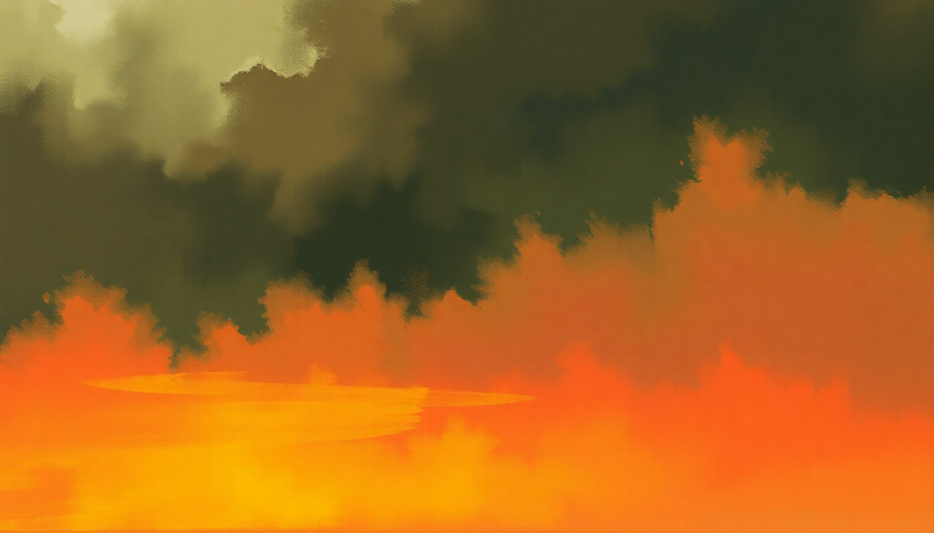 Fan-driven abstract illustration evoking the emotional arc of Holler If Ya Hear Me by 2Pac