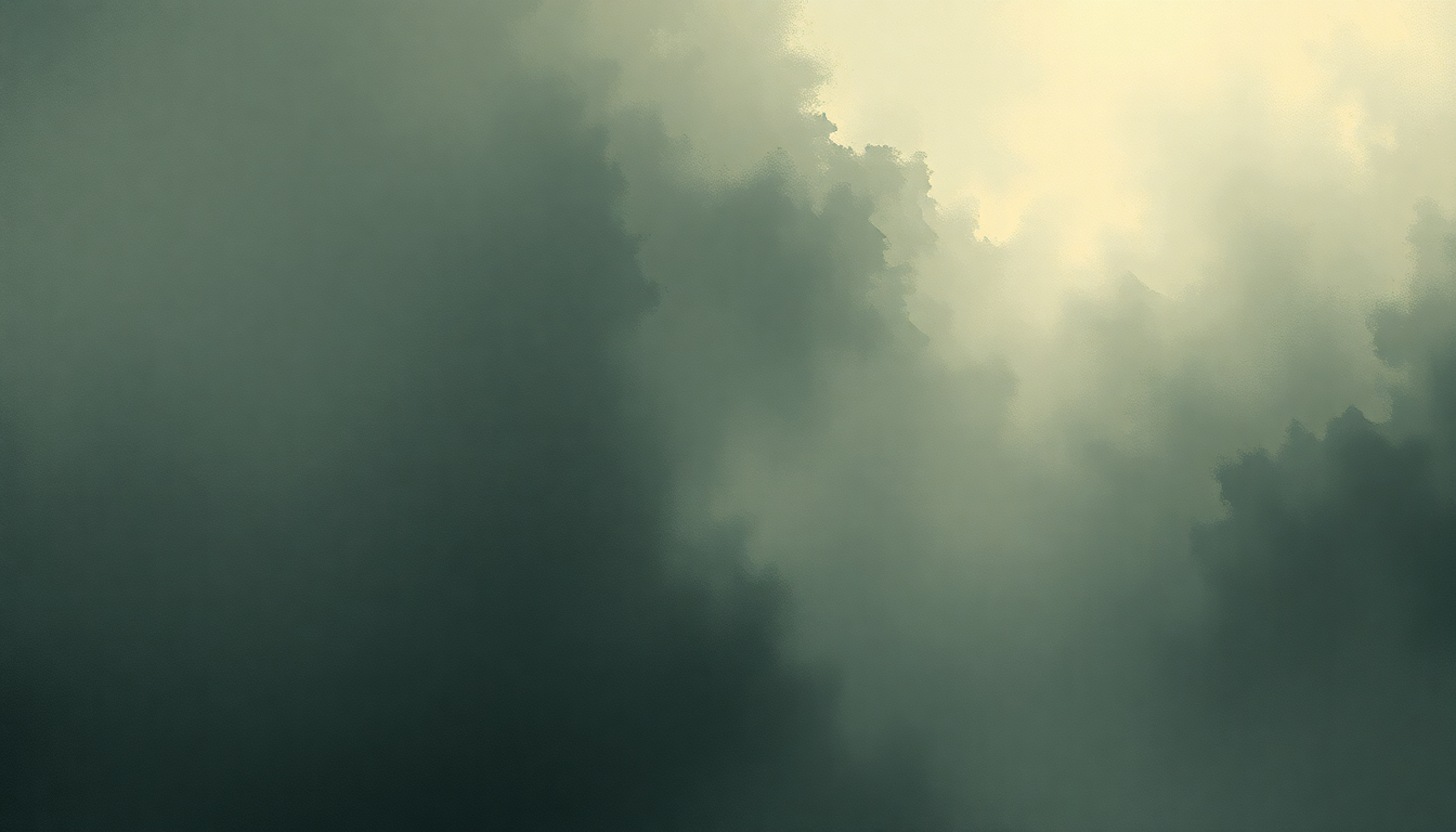 Fan-driven abstract illustration evoking the emotional arc of Hollow by Alice in Chains
