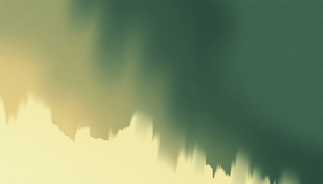 Fan-driven abstract illustration evoking the emotional arc of Home Is Where the Haunt Is by American Football