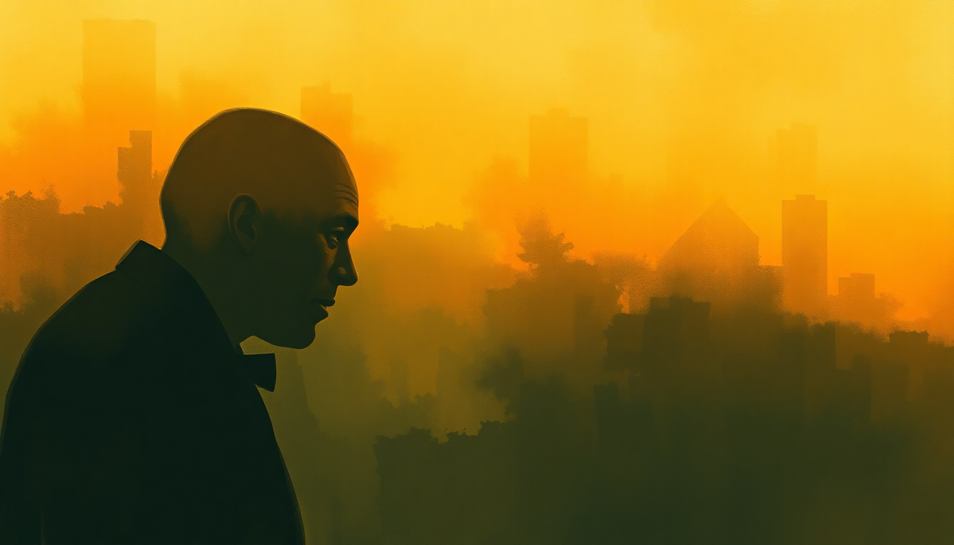 Fan-driven abstract illustration evoking the emotional arc of Honey Bee by Muddy Waters