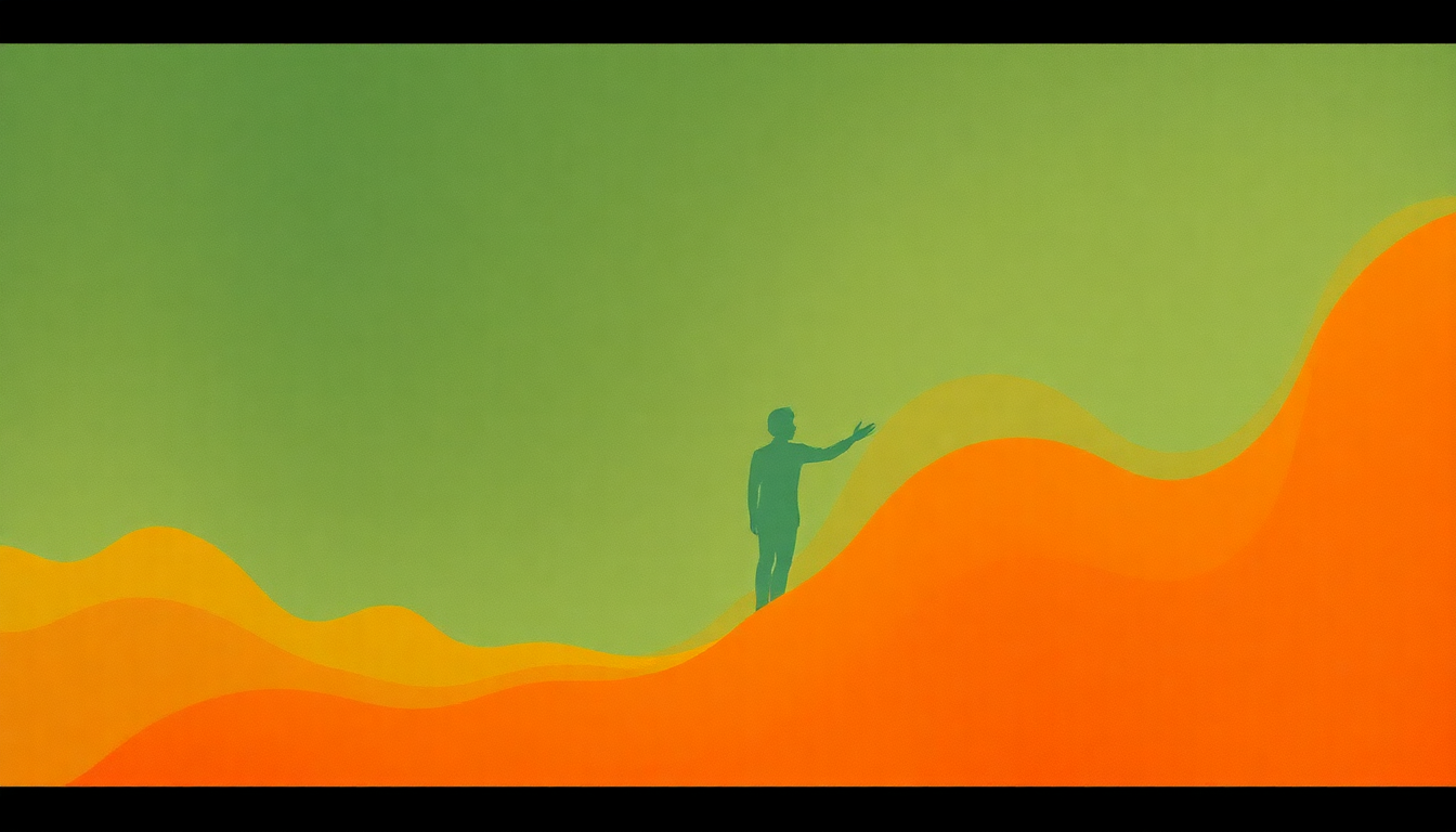 Fan-driven abstract illustration evoking the emotional arc of Honey Chile by Martha and the Vandellas