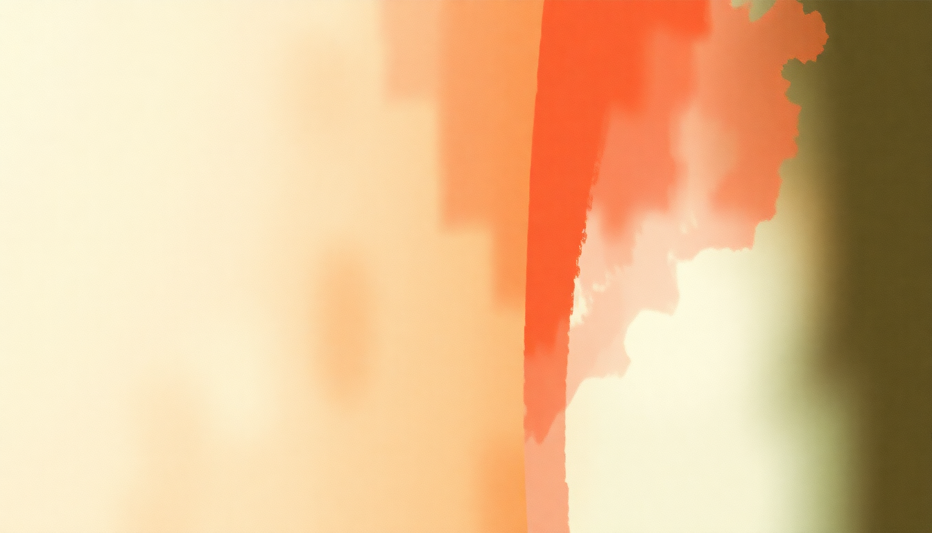 Fan-driven abstract illustration evoking the emotional arc of Honeysuckle by Tricky