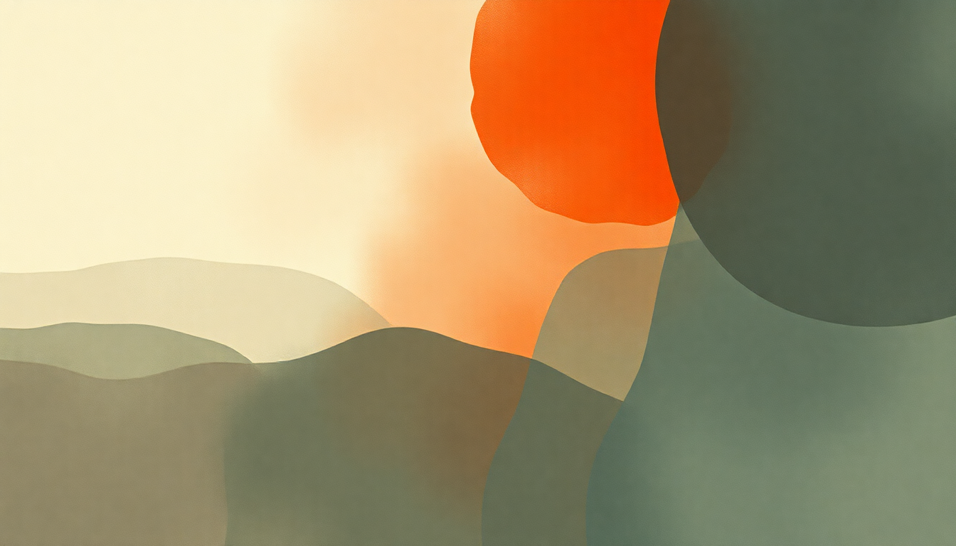 Fan-driven abstract illustration evoking the emotional arc of Hope by Björk