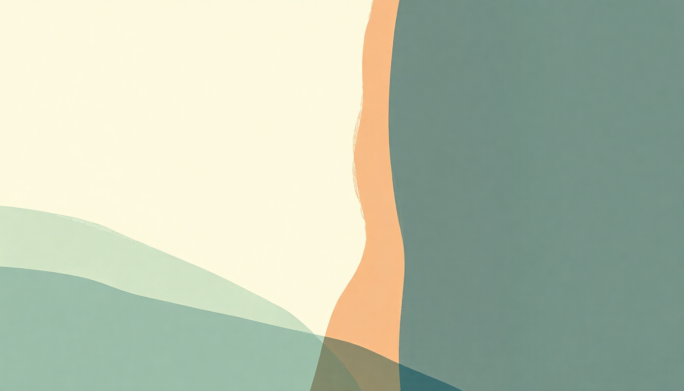 Fan-driven abstract illustration evoking the emotional arc of Hopefulessness by Courtney Barnett