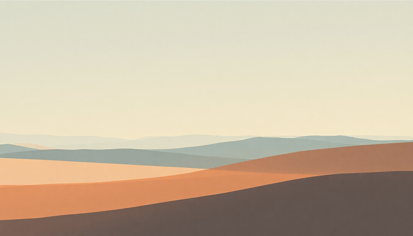 Fan-driven abstract illustration evoking the emotional arc of Horizon by Tycho
